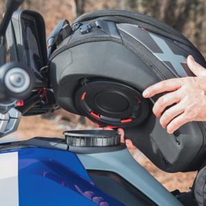 Tank bag clamp
