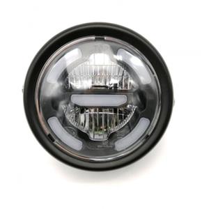 12070-motorcycle-led-headlight-brazoline-wing-custom-matte-black-135-mm