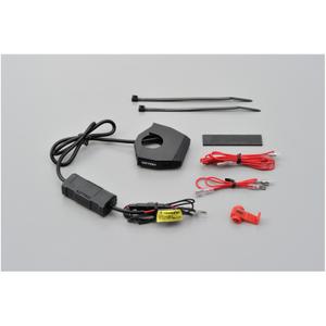 89372-motorcycle-usb-socket-for-handlebar-mounting-daytona-slim-type-black-12-v