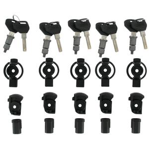 sl105-set-of-5-safety-locking-cylinders-givi-black-one-size